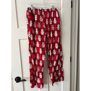Star Wars Princess Leia Pajama Pants Red Sleepwear Lounge Pants Women's Size S
